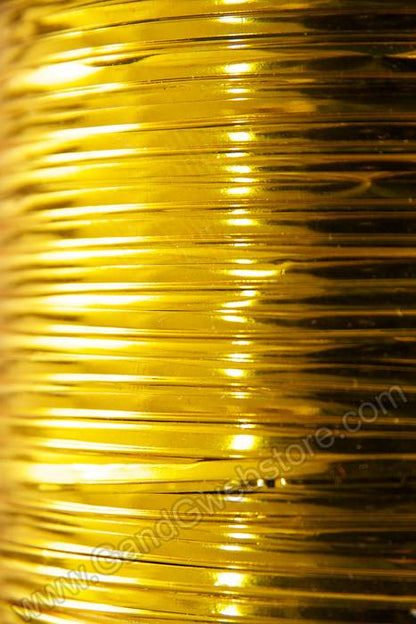 400yds Wired Twist Tie Gold