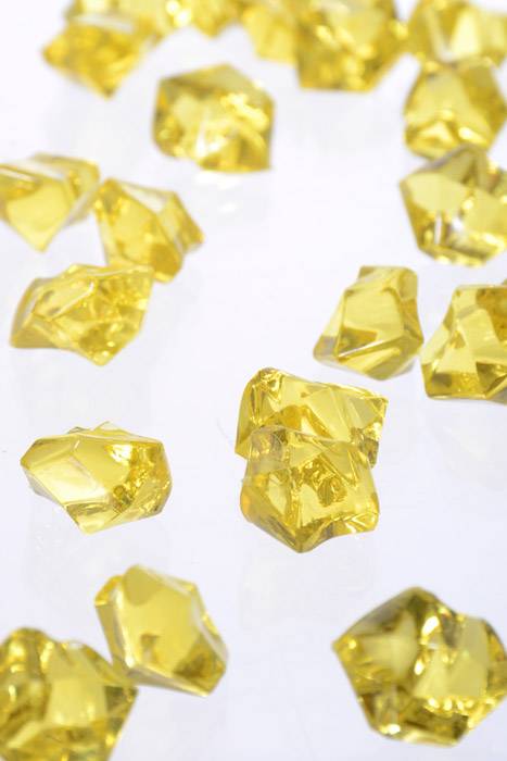 Large Acrylic Cube Yellow Pkg/1lb
