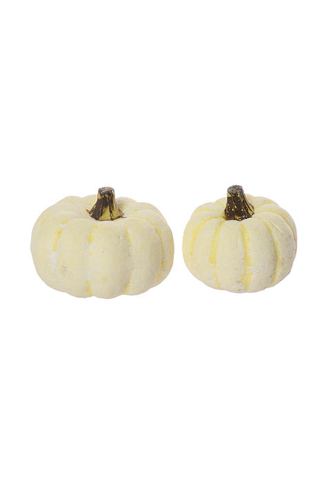 1.5 X 2" Mini Pumpkin Bag Beige Pkg/16