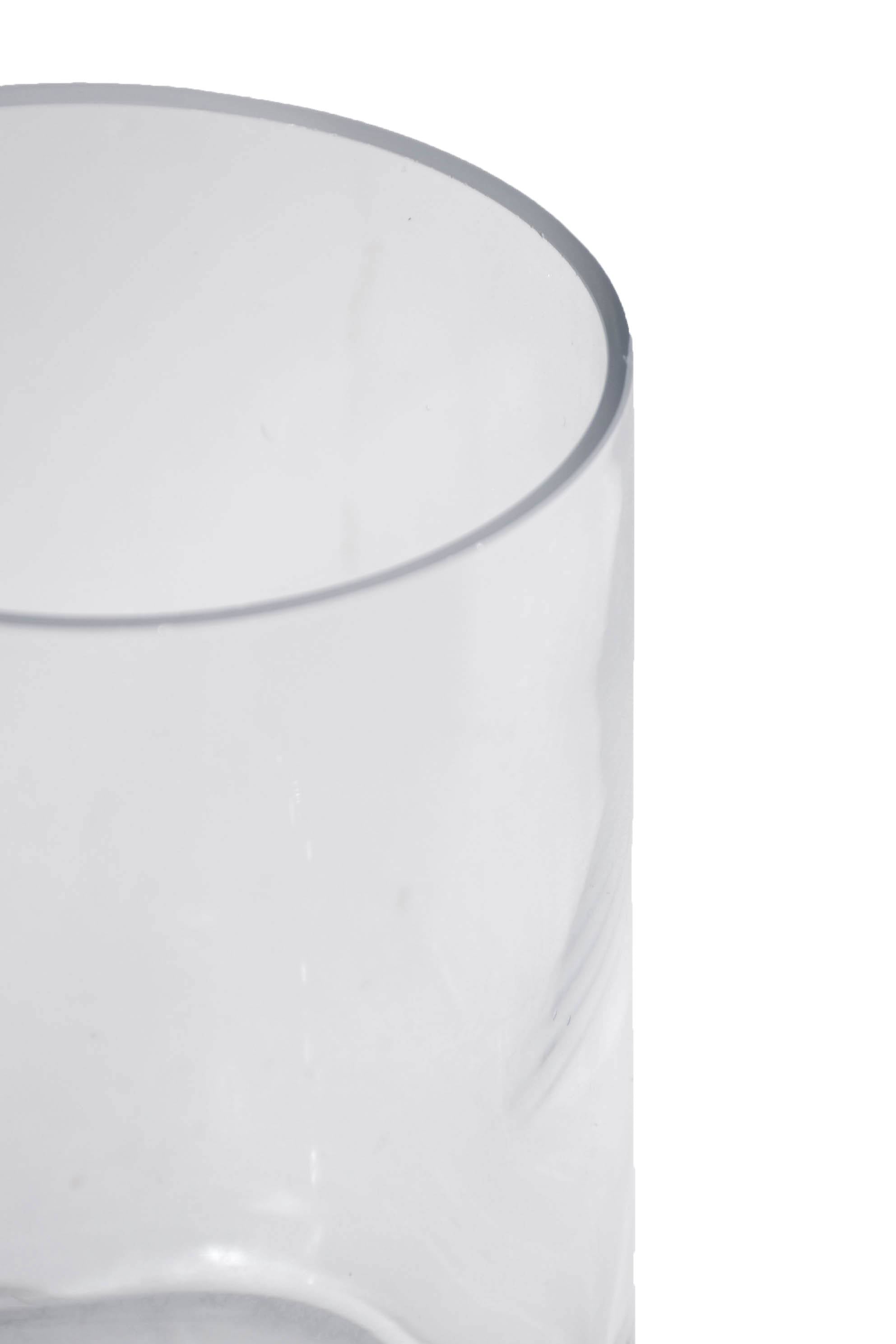 5" X 7" Cylinder Glass  Vase Clear