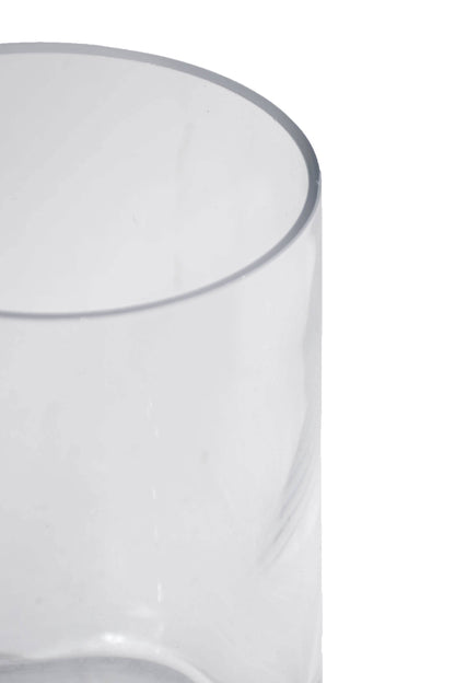 5" X 7" Cylinder Glass  Vase Clear