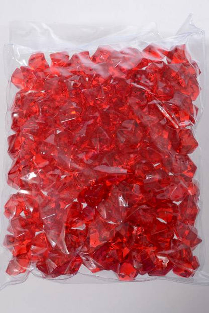 Large Acrylic Cube Red Pkg/1lb