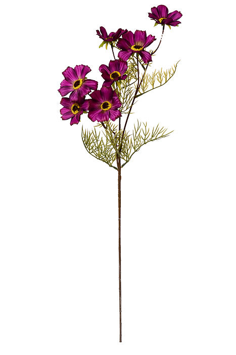 28" Silk Cosmos Spray Orchid