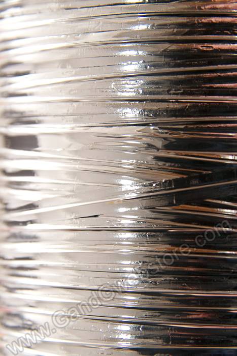 400yds Wired Twist Tie Silver