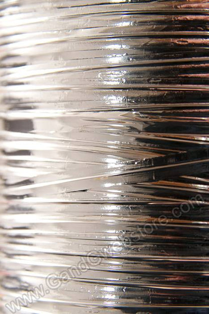 400yds Wired Twist Tie Silver