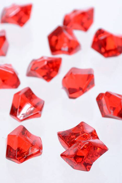 Large Acrylic Cube Red Pkg/1lb