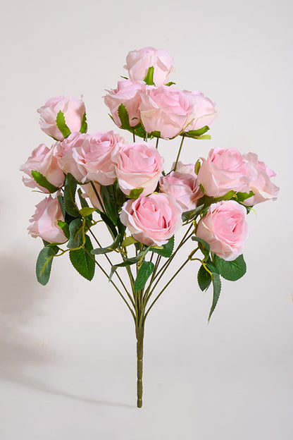 18.5" Silk Rose Bush Pink