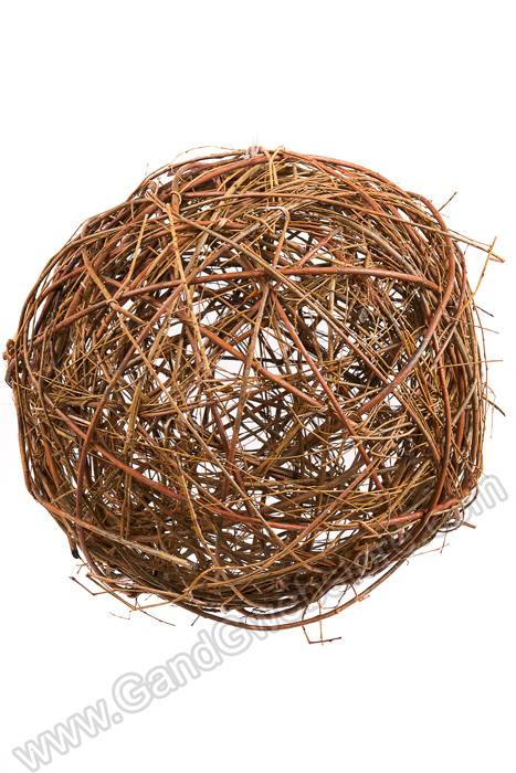 20" Grapevine Ball Natural Brown