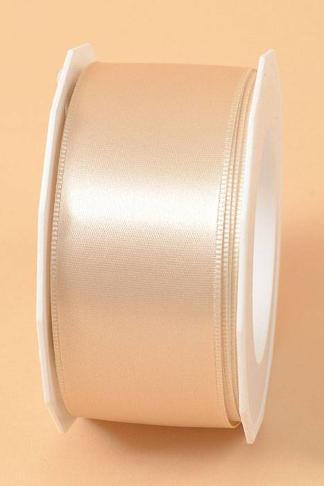 1.5" X 10yds Wired Satin Ribbon Ivory