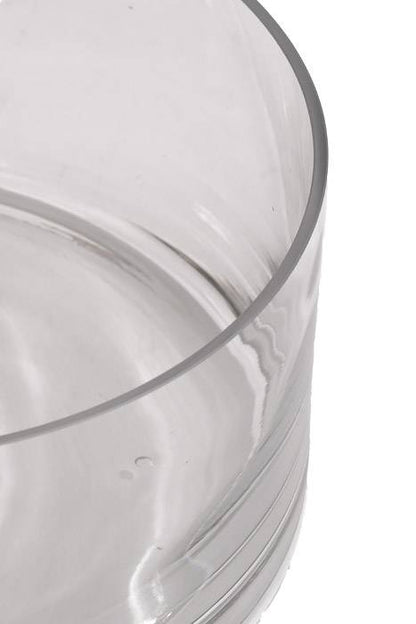 9" X 4" Cylinder Glass Vase Clear