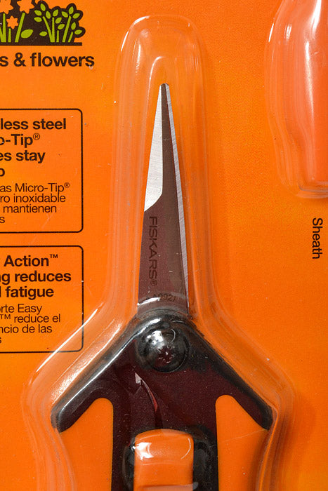 6" Micro-Tip Pruning Snips Orange/Black