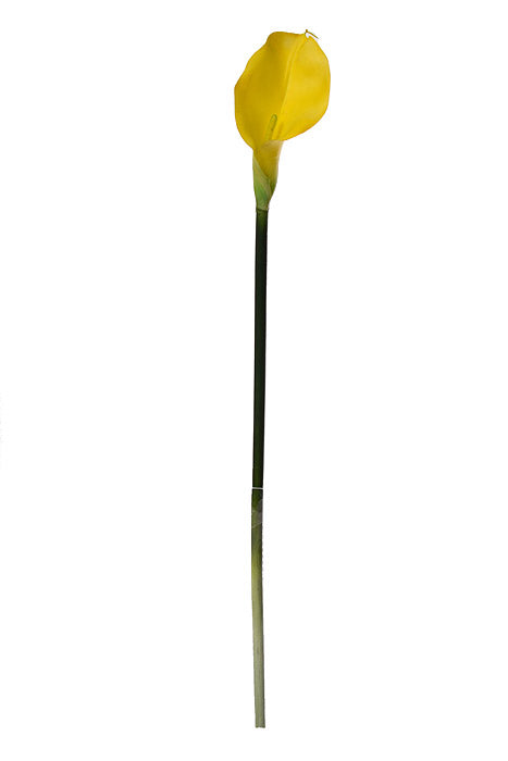 29" Calla Lily Spray Yellow
