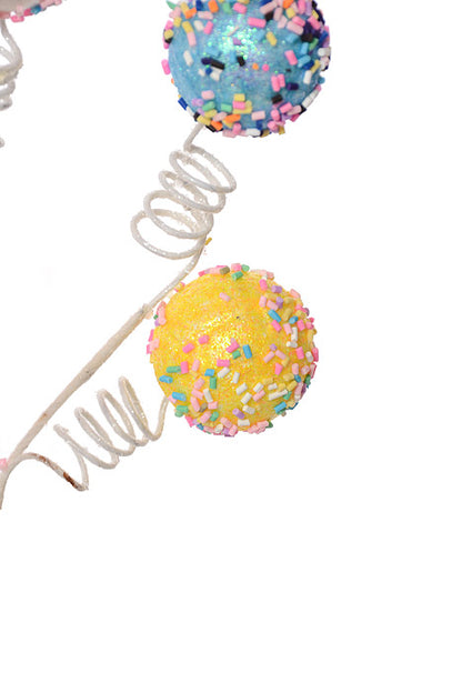 31" Sparkling Ball Stem Multi Color