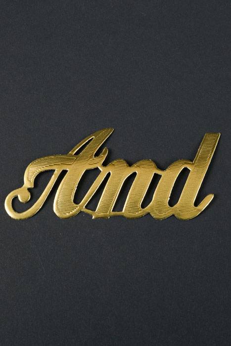 2" Large Paper "and" Gold Pkg/10