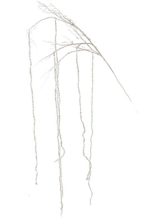 70" Hanging Beaded White