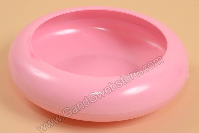 7.5" Frisbee Dish Pink Pkg/6