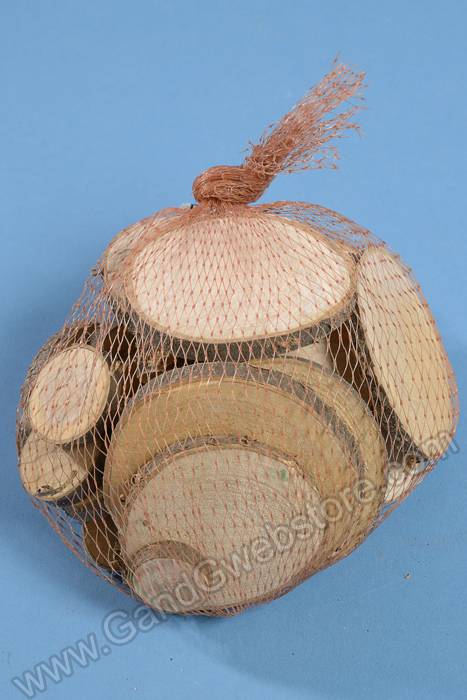 1/2lb Bag Of Round Wood Chips Natural/brown