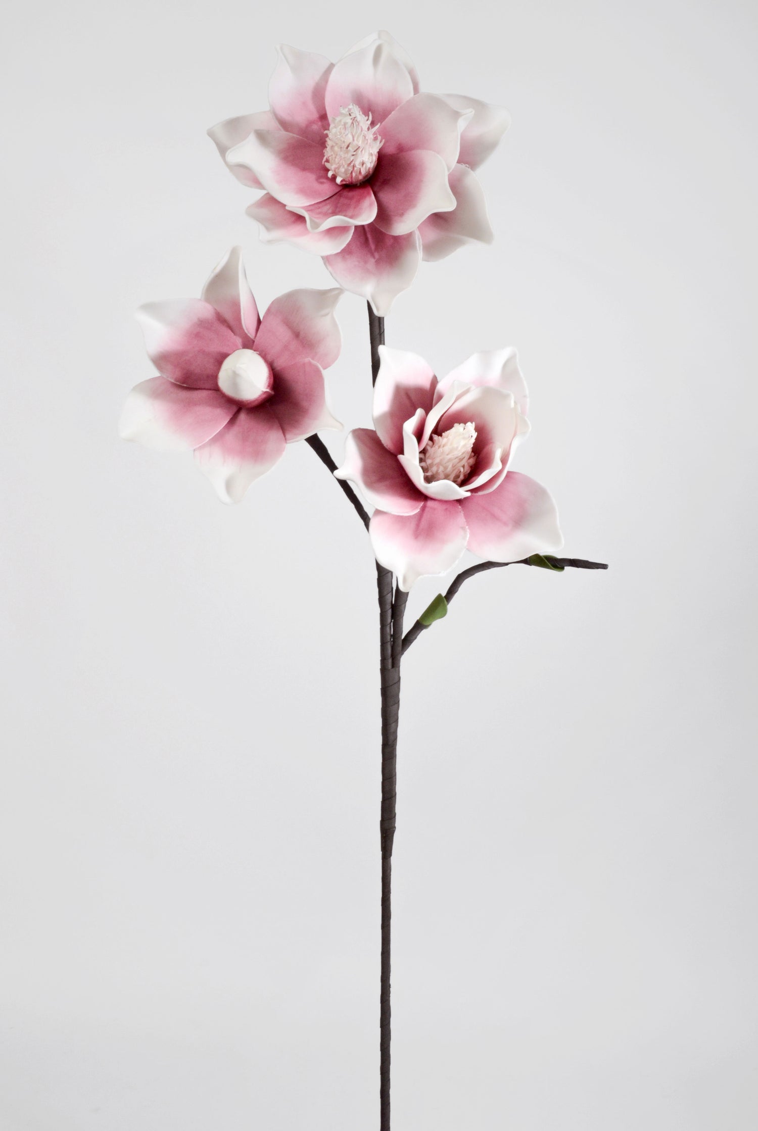 38" Silk Japanese Magnolia Spray Purple/Pink