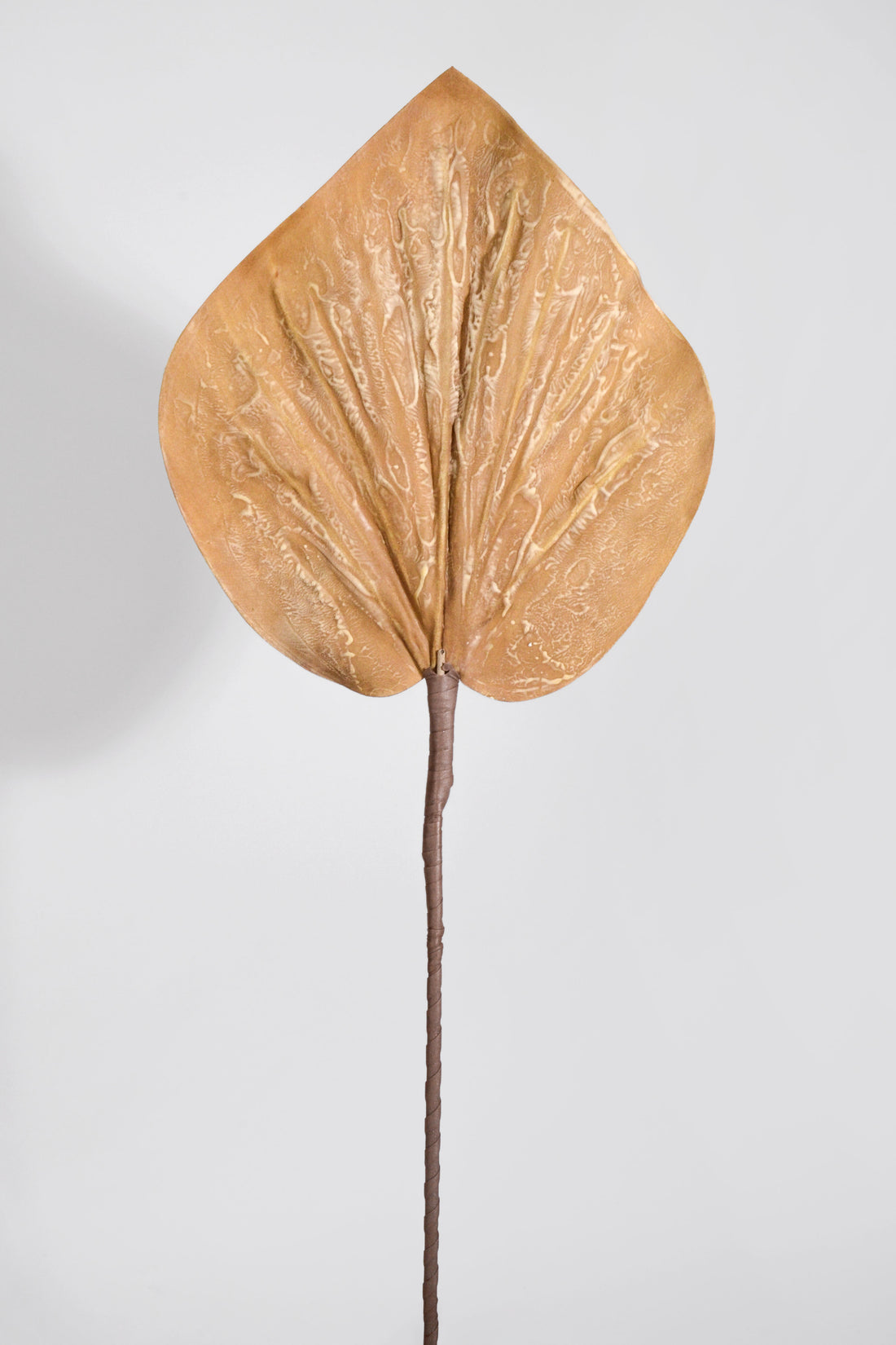 33" Fan Palm Spray Brown