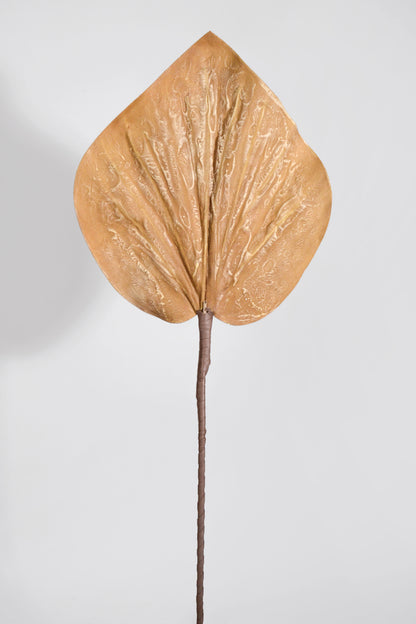 33" Fan Palm Spray Brown