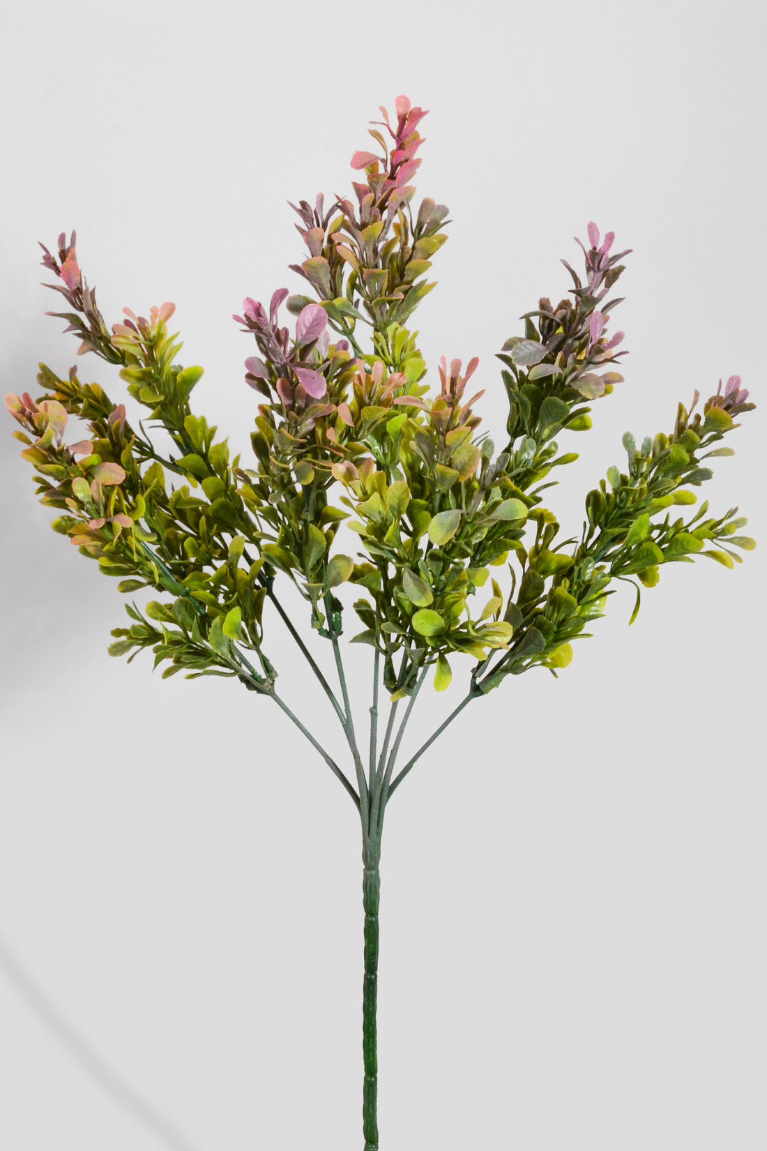 12.5" Artificial Eucalyptus Bush Pink