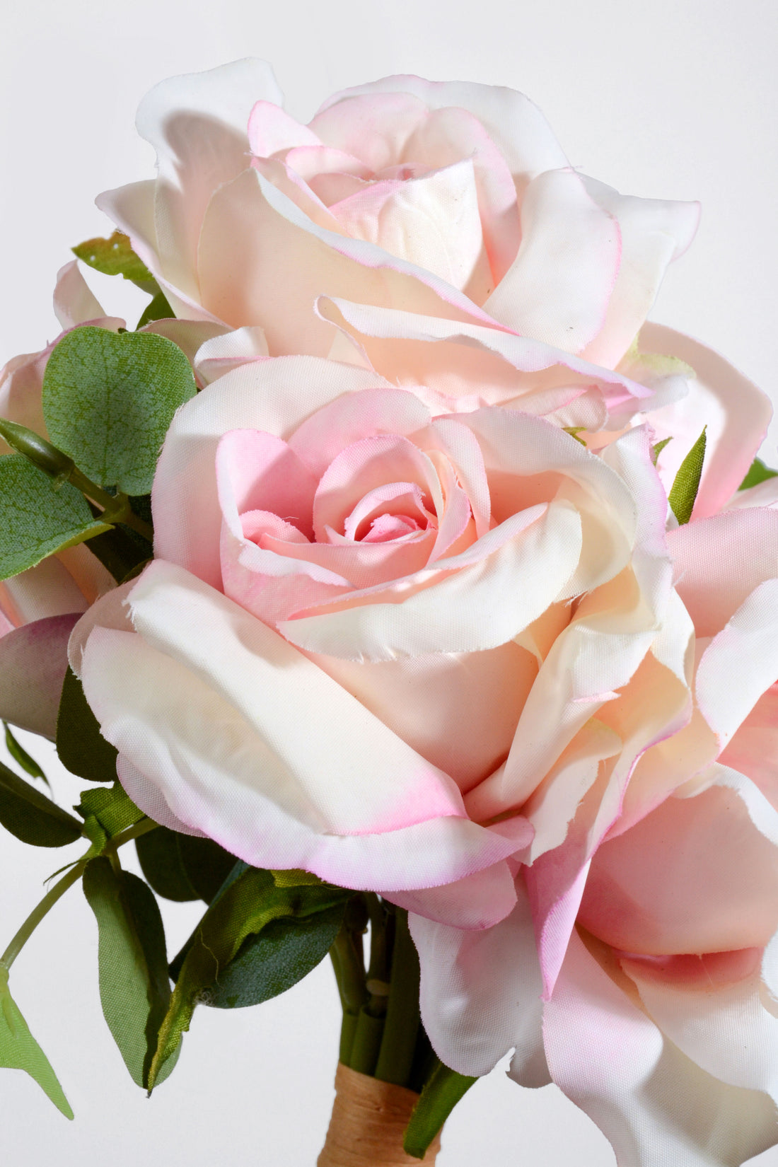 12&quot; Silk Rose Bouquet Light Pink