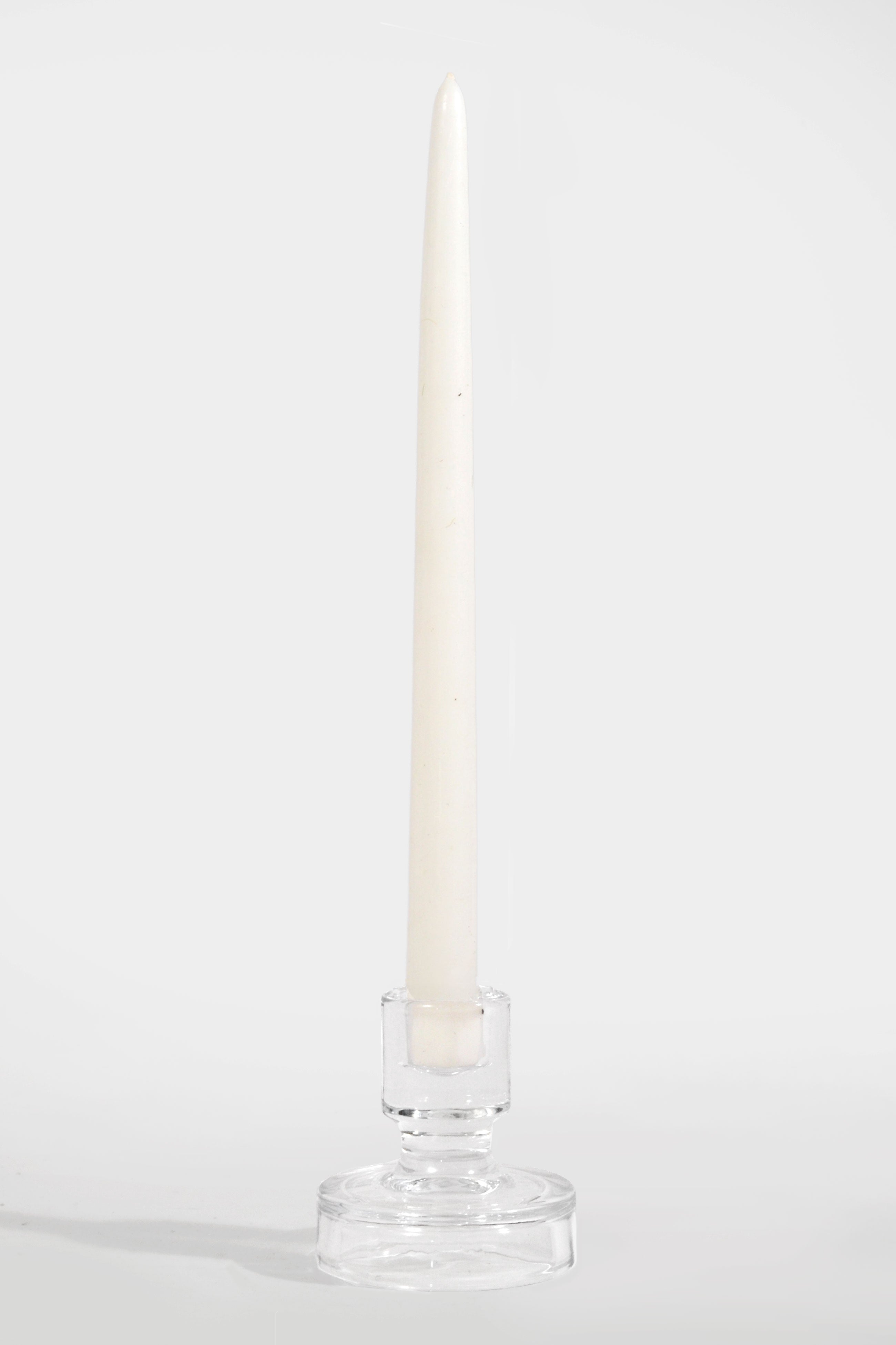 3&quot; Glass Candle Holder Clear