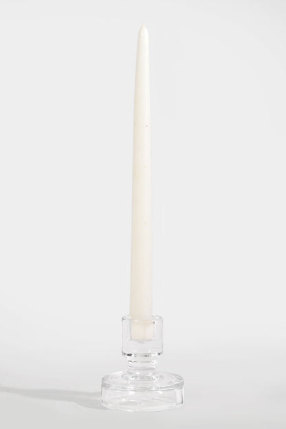 3&quot; Glass Candle Holder Clear