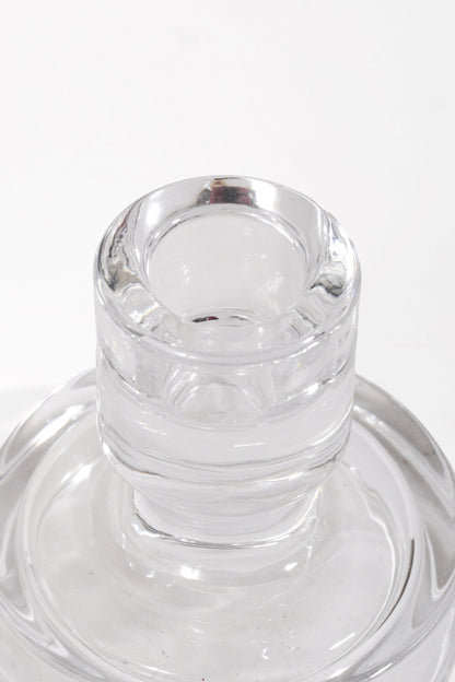 3&quot; Glass Candle Holder Clear