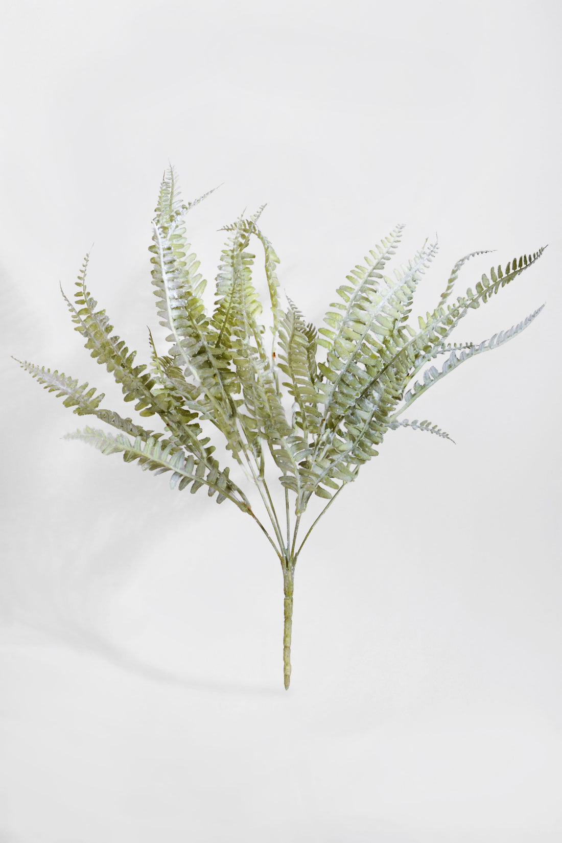 17" Artificial Fern Bush Light Green