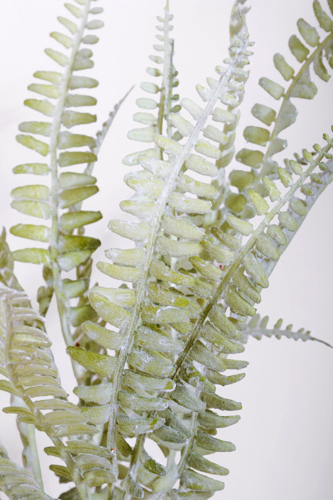 17" Artificial Fern Bush Light Green