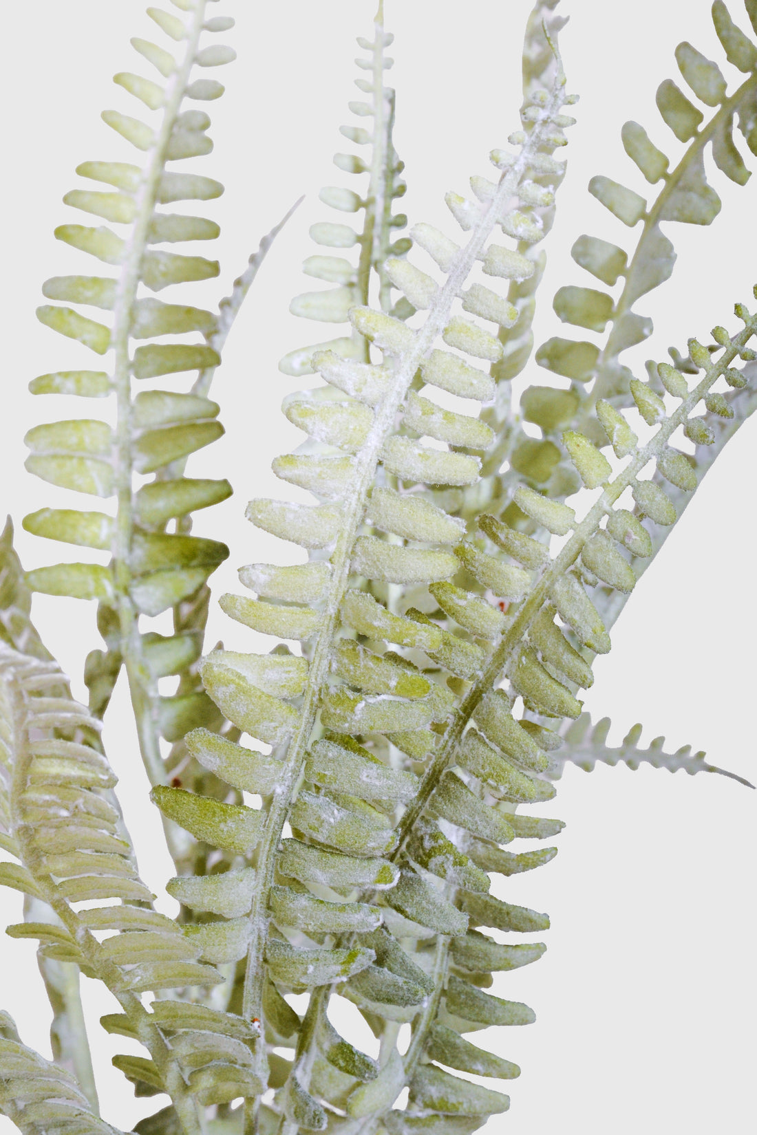 17" Artificial Fern Bush Light Green