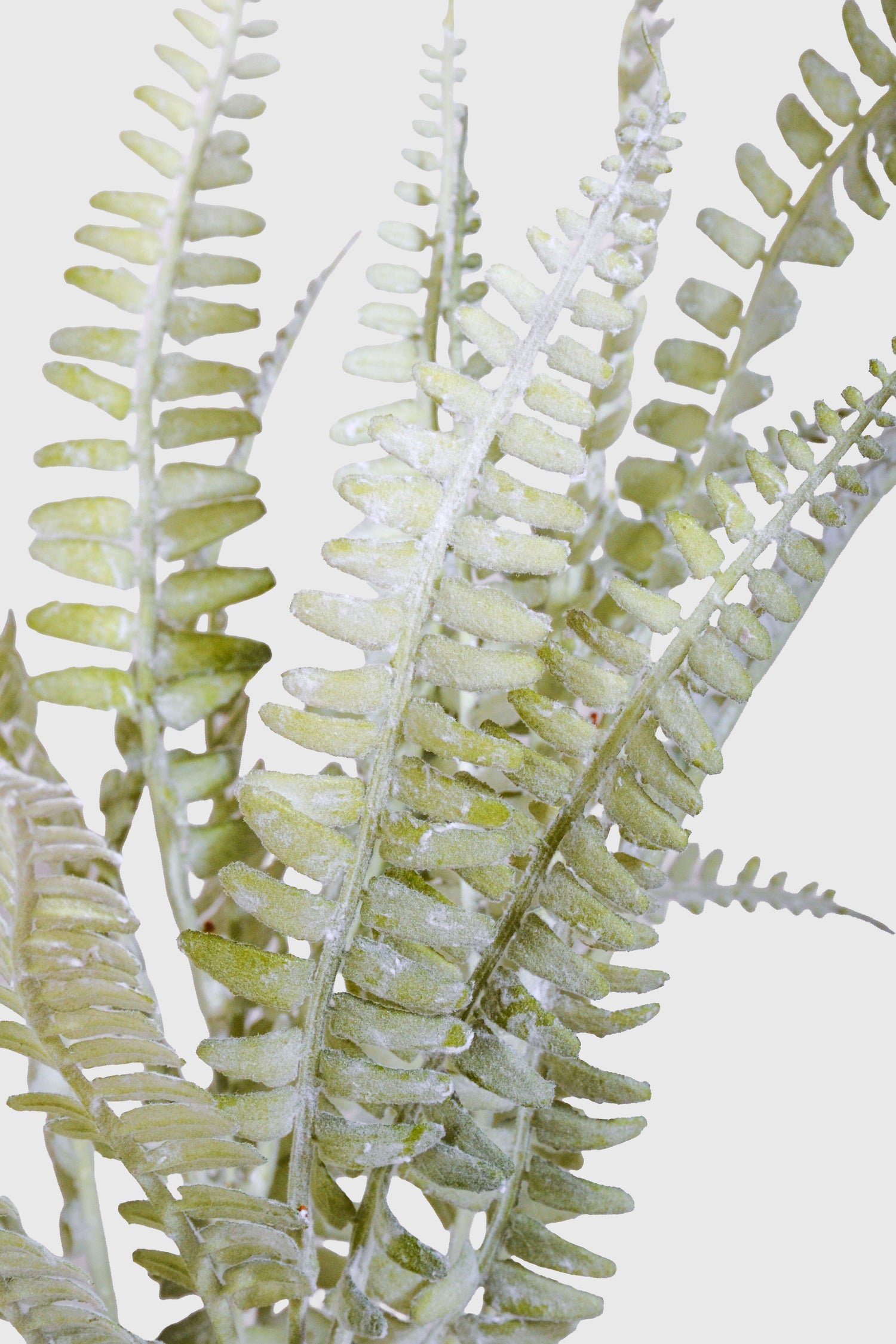 17" Artificial Fern Bush Light Green