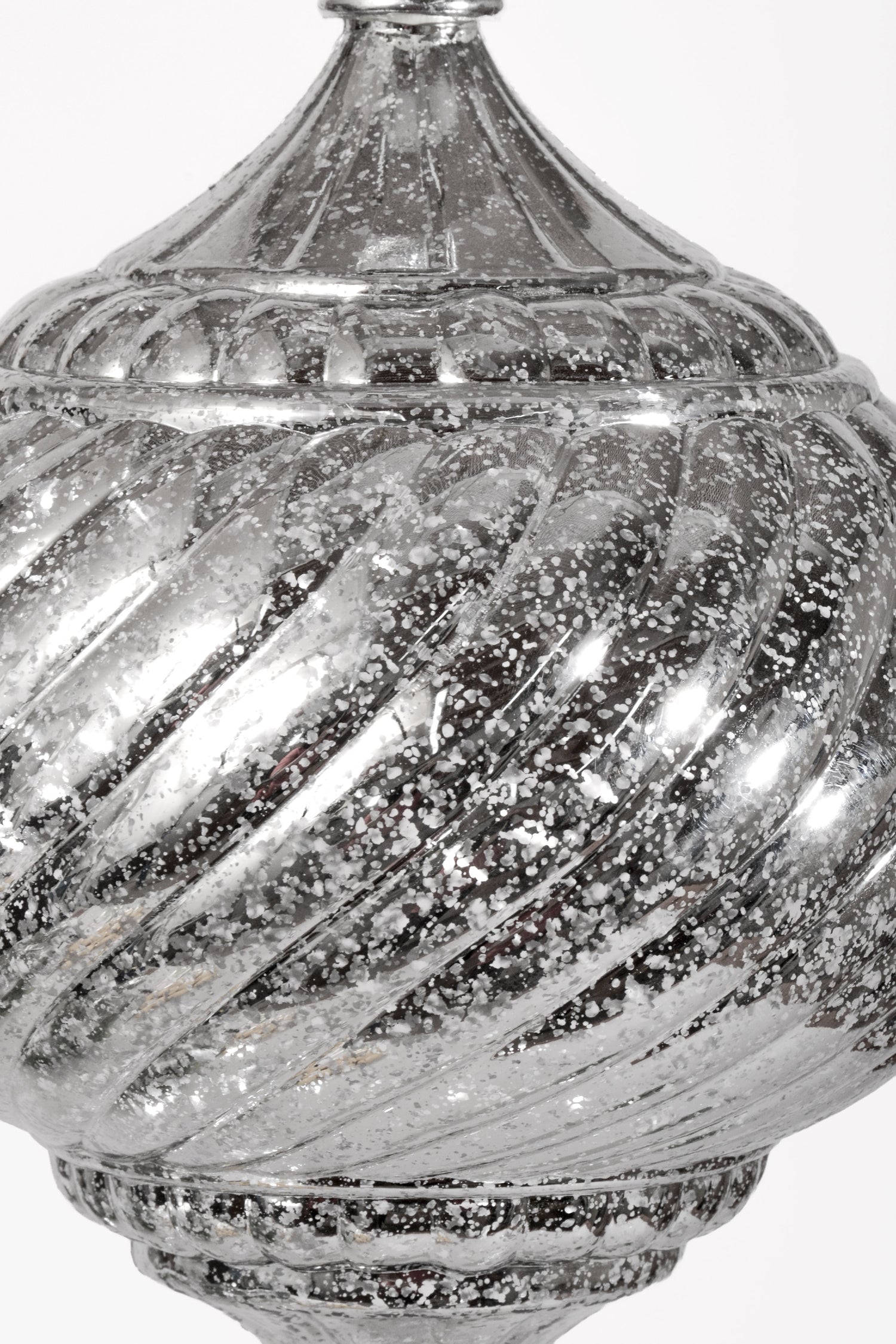 20CM Hanging Onion Ornament Silver