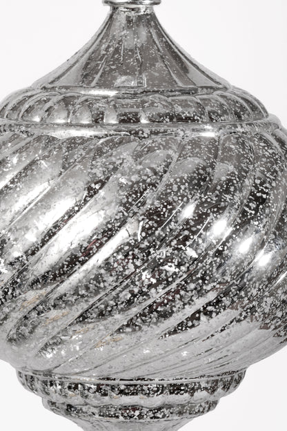 20CM Hanging Onion Ornament Silver