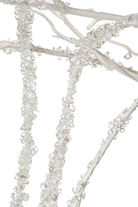 70" Hanging Beaded White