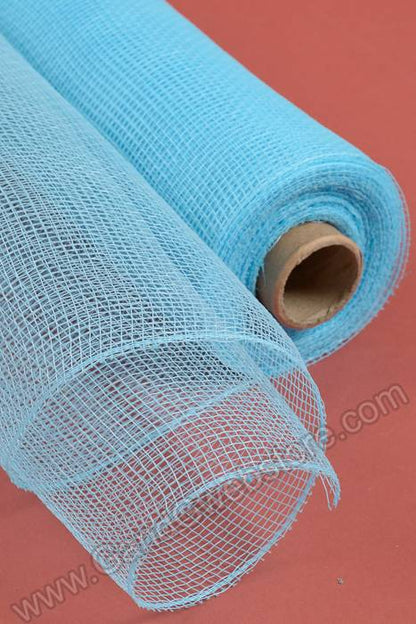 21" X 10yds Polyproplene Plastic Mesh Baby Blue