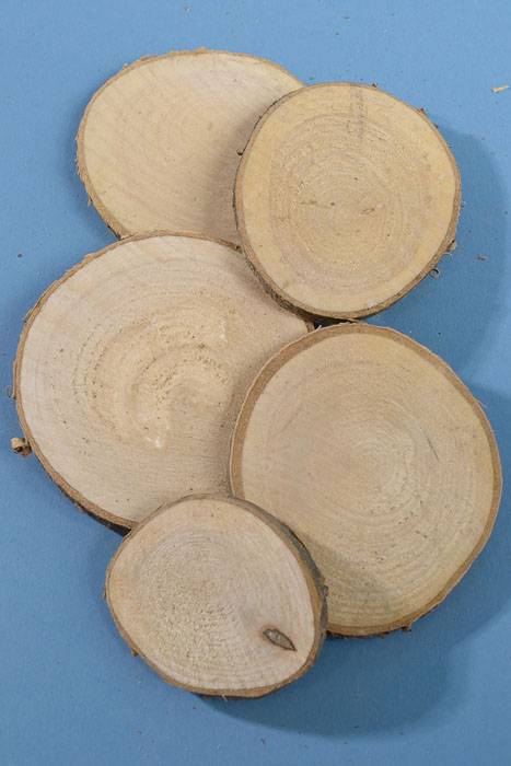 1/2lb Bag Of Round Wood Chips Natural/brown