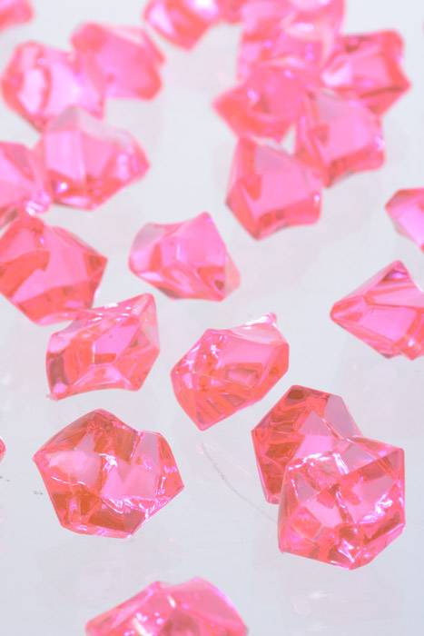Large Acrylic Cube Hot Pink Pkg/1lb