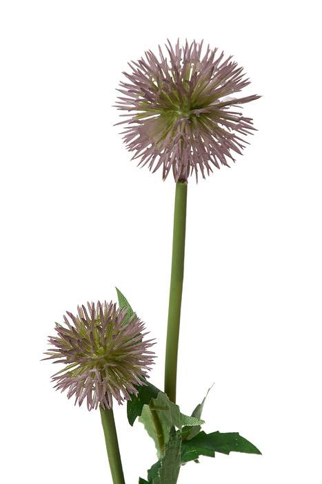 28.5" Globe Thistle Spray Lavender