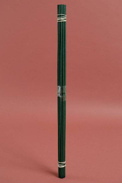 24" Plant Wooden Stakes Green Pkg/25
