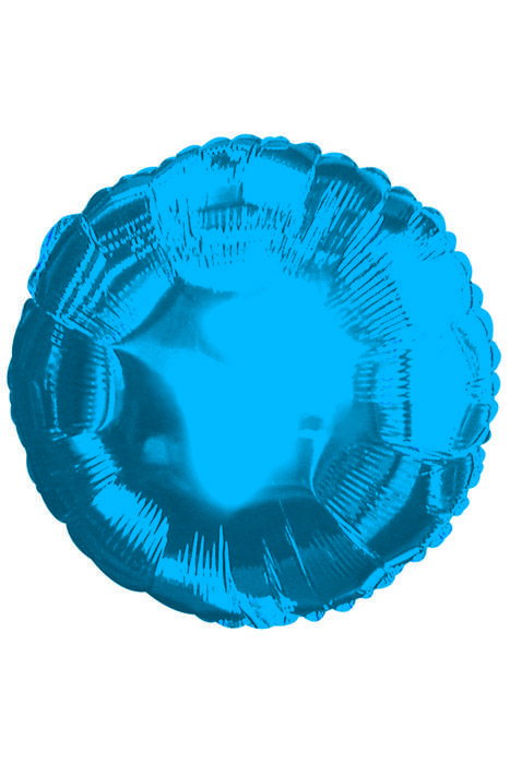 18" Round Foil Balloon Blue Pkg/10