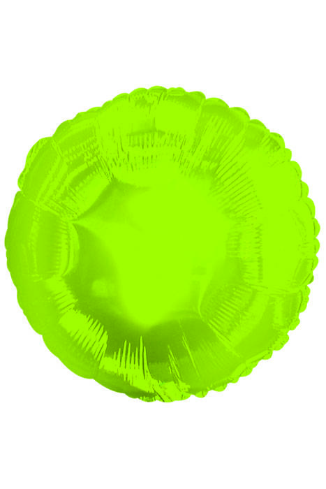 18" Round Balloon Lime Green Pkg/10