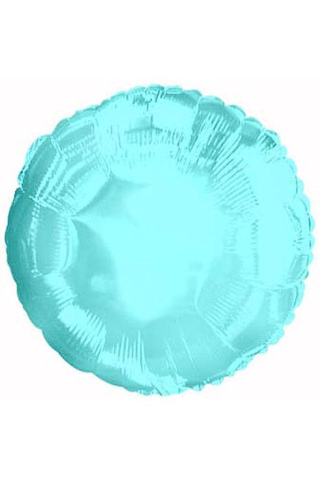 18" Round Foil Balloon Powder Blue Pkg/10
