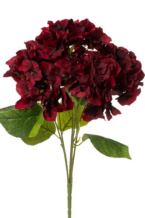 15" Hydrangea Bush (Burgundy)