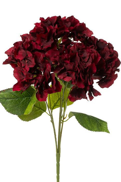 15" Hydrangea Bush (Burgundy)