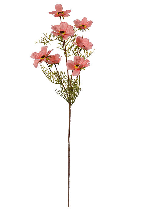 28" Silk Cosmos Spray Light Pink