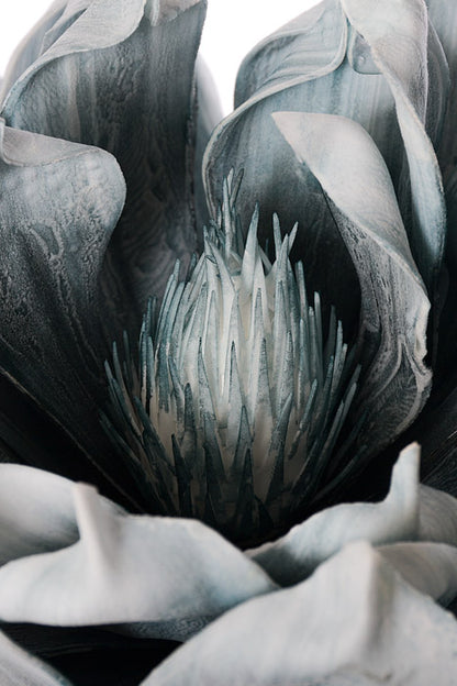 33" Foam Magnolia Stem Teal