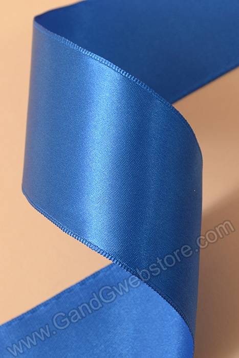 2-1/4" X 10yds Wired Satin Ribbon Royal Blue