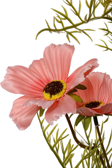 28" Silk Cosmos Spray Light Pink